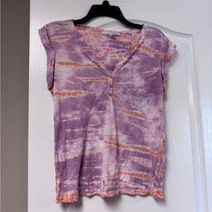 Young Fabulous & Broke Purple Tie Dye T-Shirt